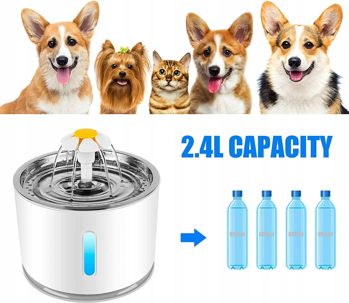 Wilktop Cat Drinking Fountain, Fountain for