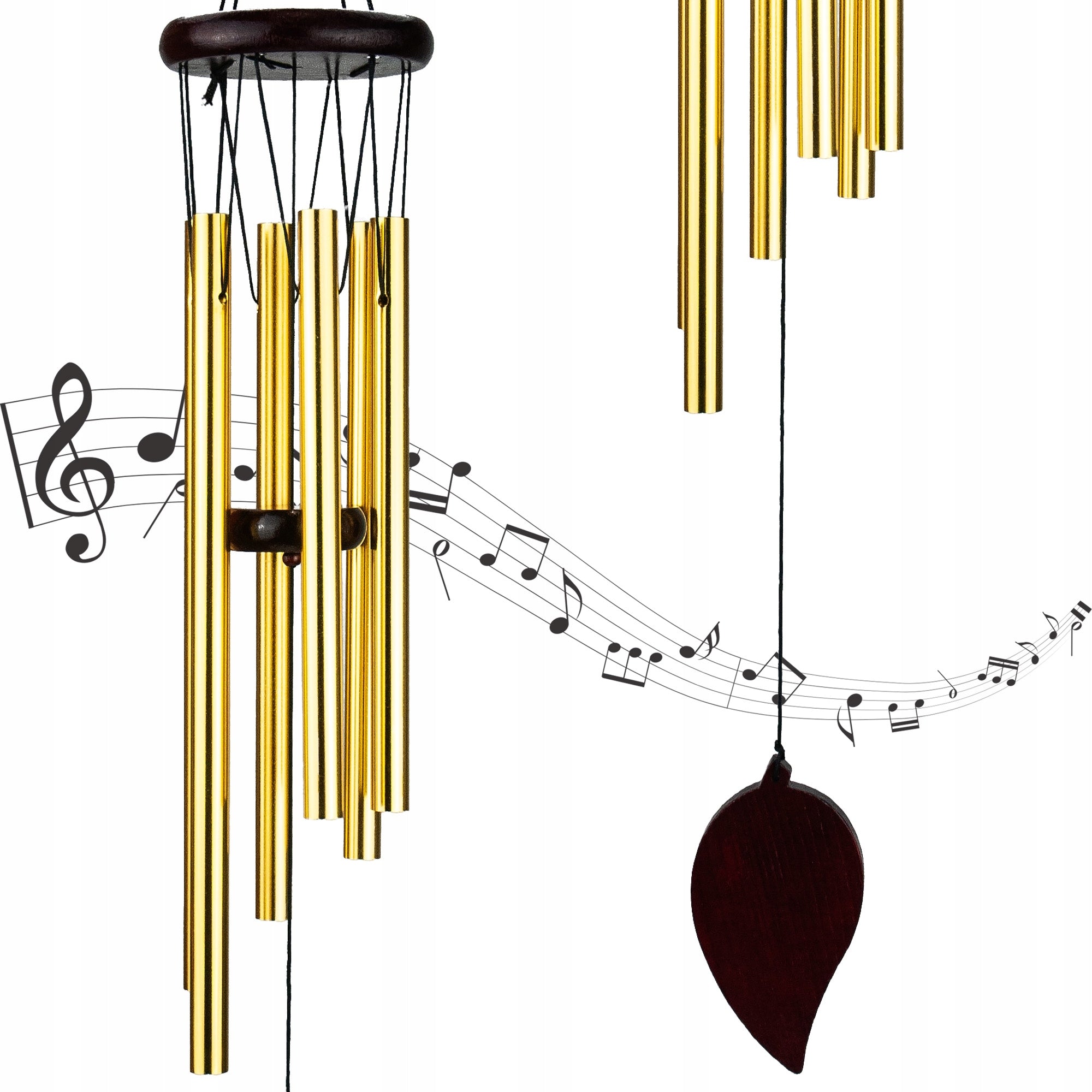 Wind Chimes 70 cm chimes metal wind chime 6 tubes outside