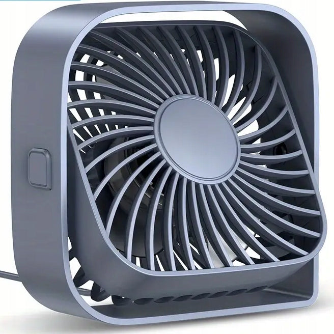 Windmill USB Quiet Mini Desk Fan Cooling TOPK K50 Grey Brand TOPK