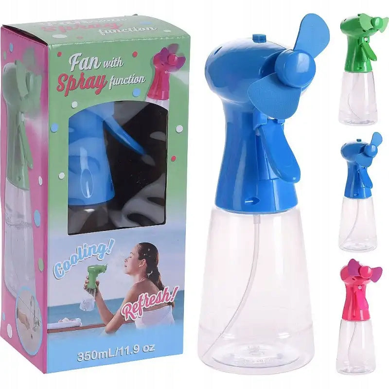 Windmill fan with water container mini battery operated fan