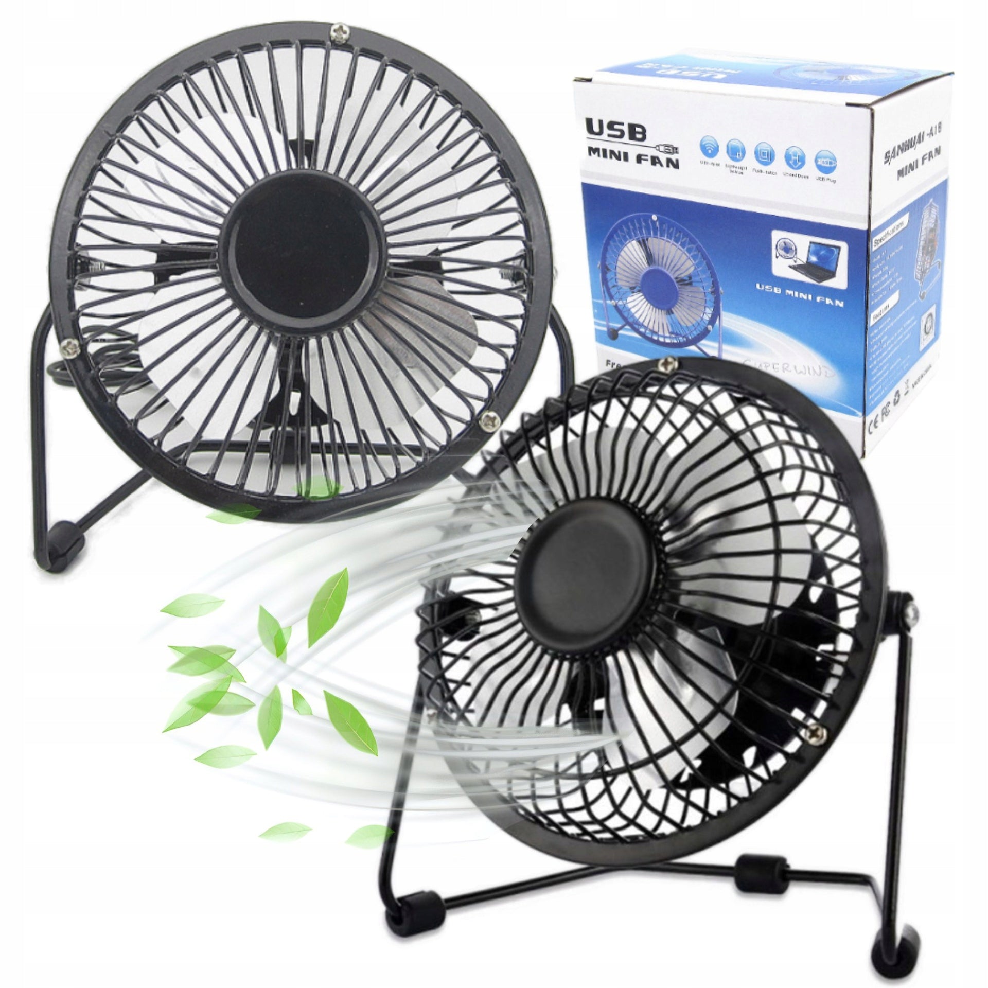 Windmill usb fan standing fan metal mini fan solid