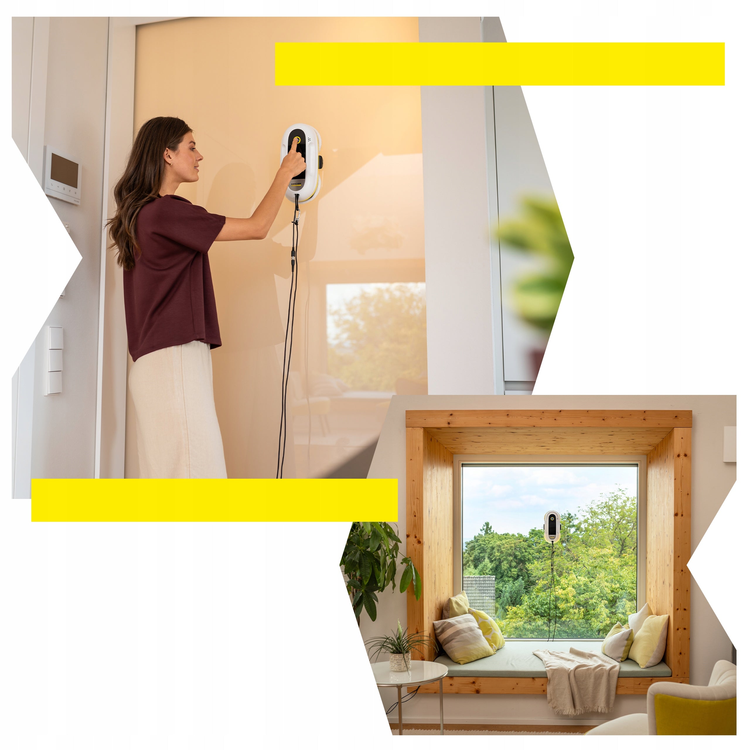 Window Cleaner Robot Karcher RCW 2 Extra Electric Window Cleaner Dominant color white