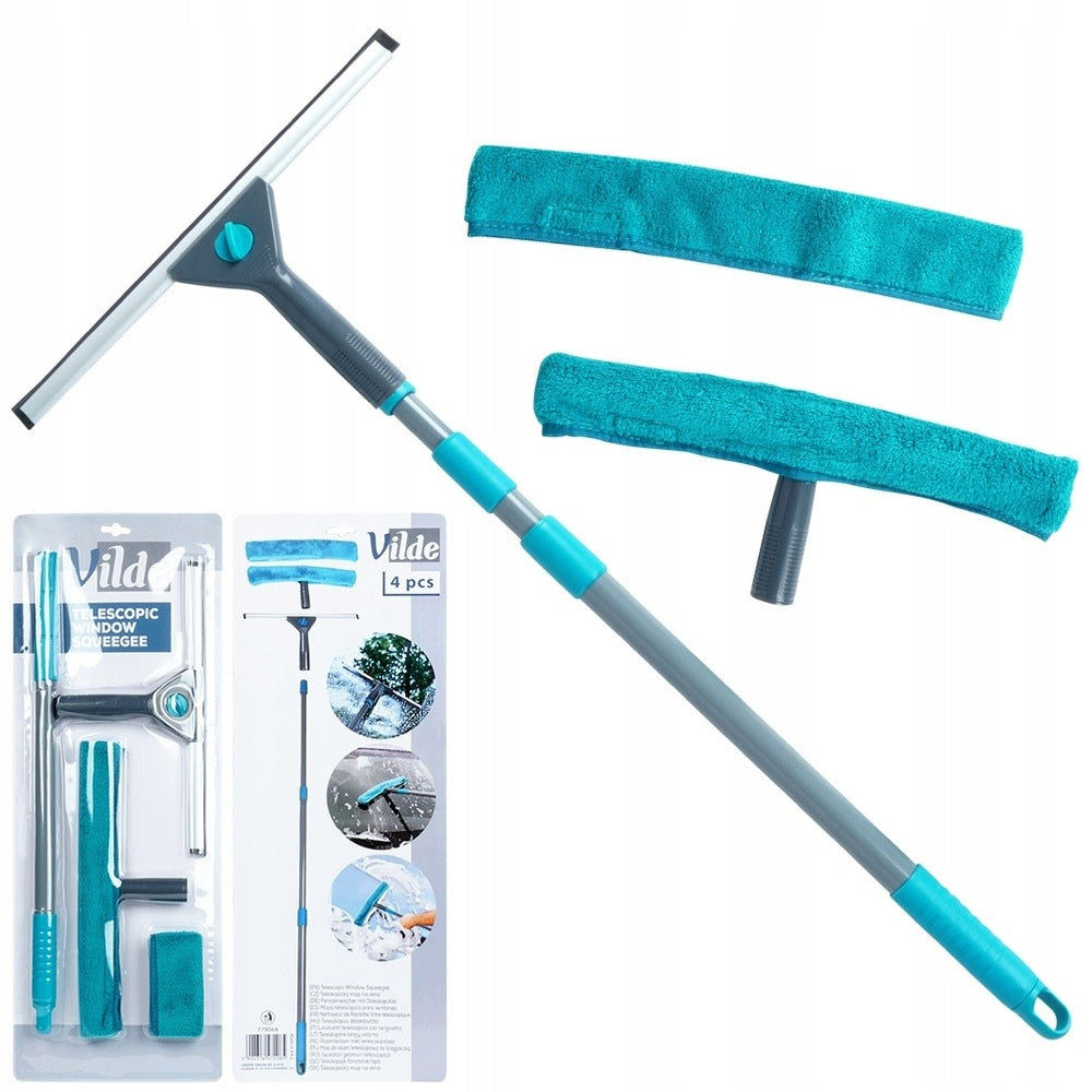 Window Cleaning Mop Telescopic Window Long Squeegee Washer