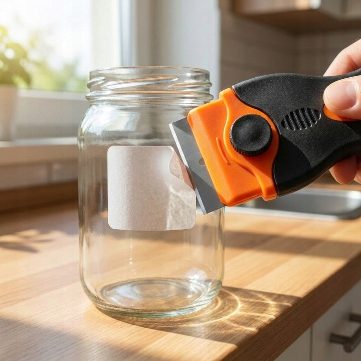Window SCRAPER INDUCTION HOB Ceramic Dirt Removal SCRAPER Packaging status original