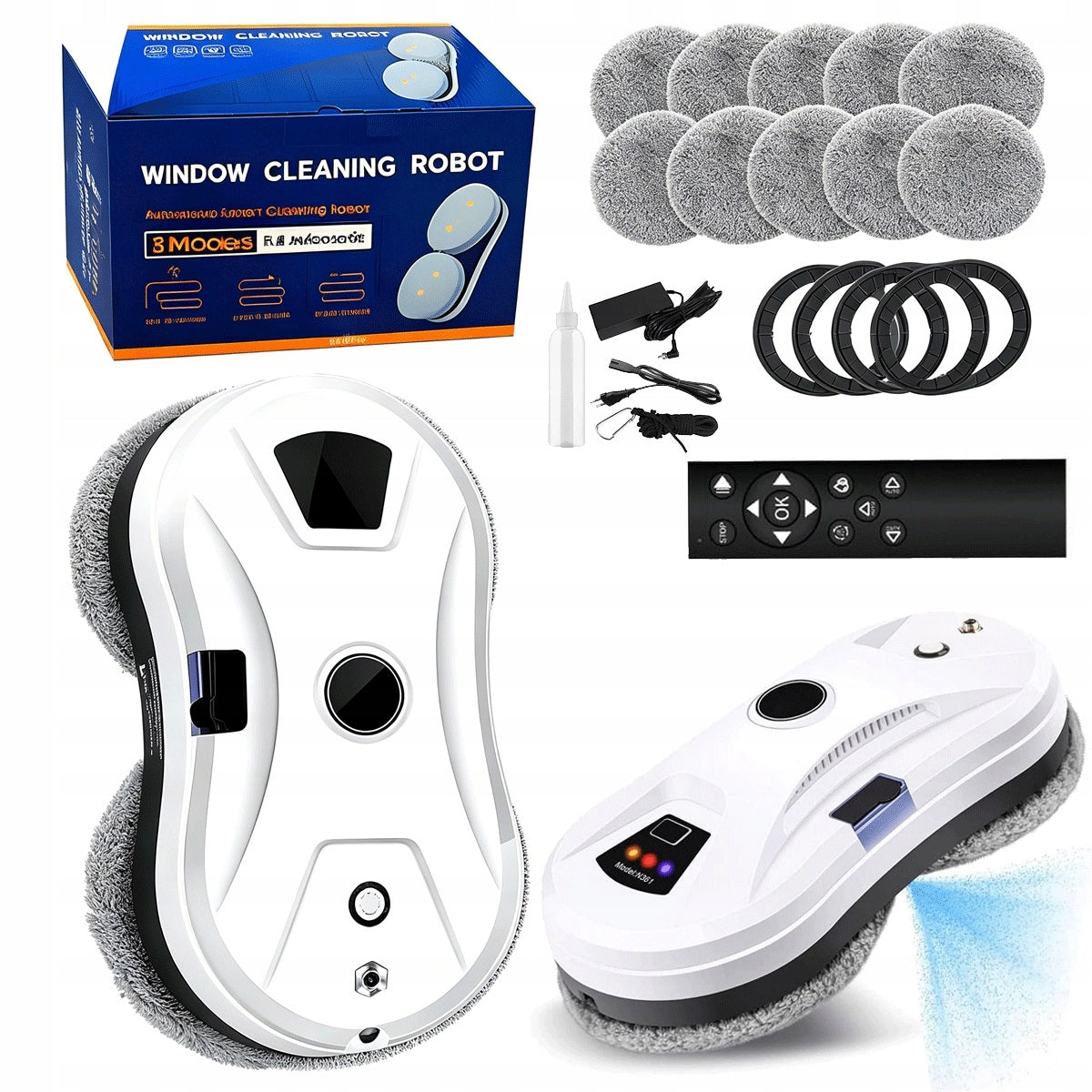 Window Washer Automatic Window Washer Smart With Remote Control Operation With Remote Control