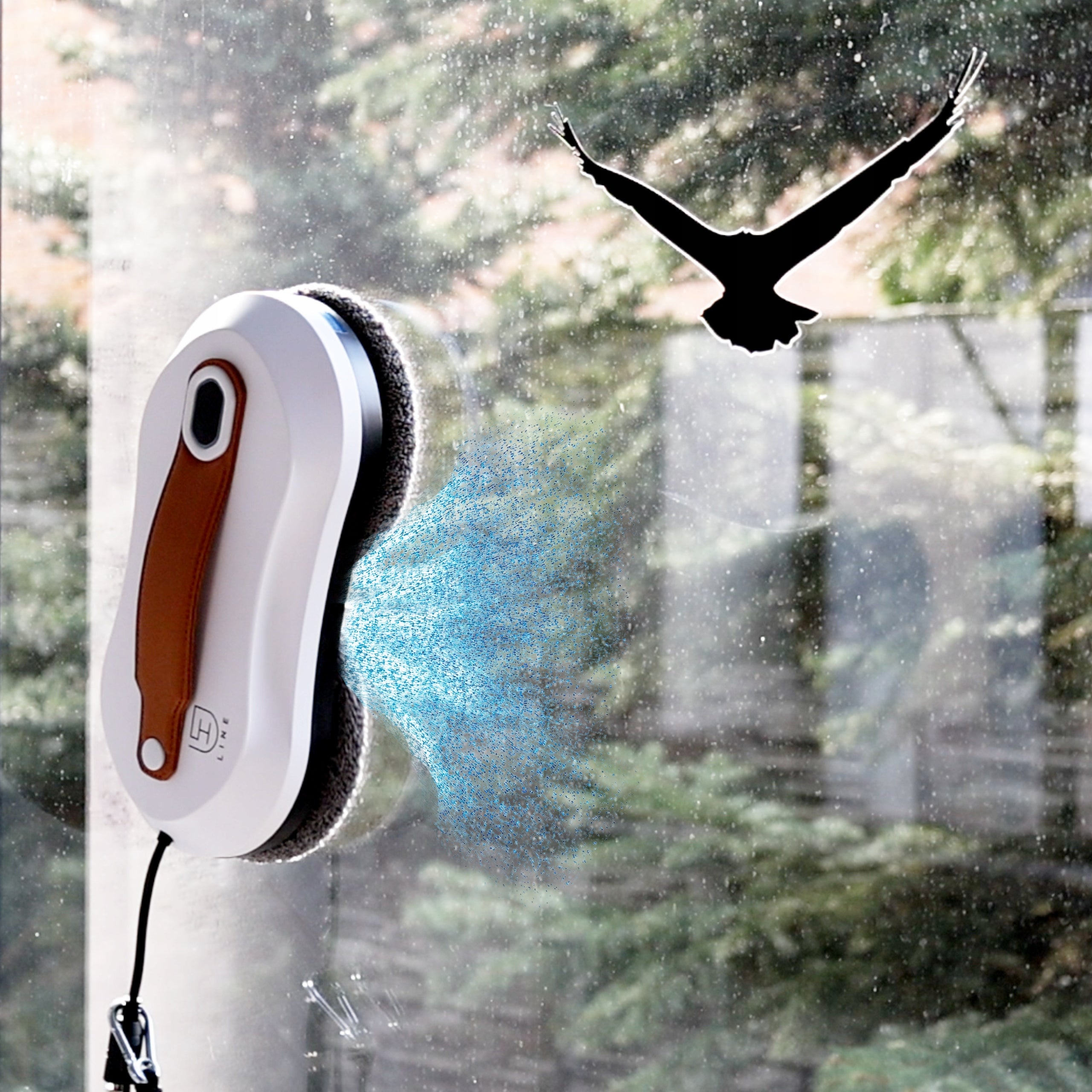 Window cleaning robot DH LINE Clean Deluxe 72 W 40 min remote control
