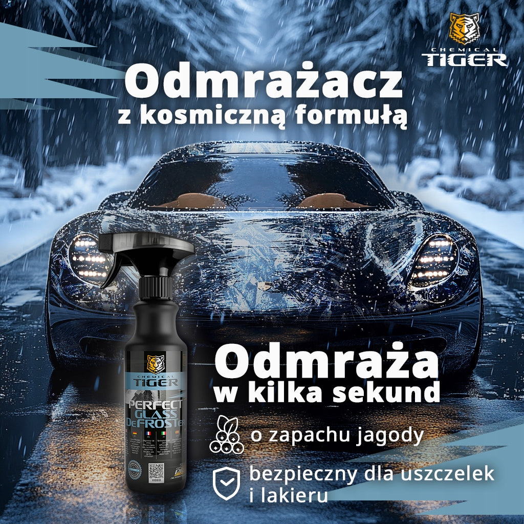 Window defroster spray POWERFUL winter ice liquid for defrosting BERRY Packaging status original