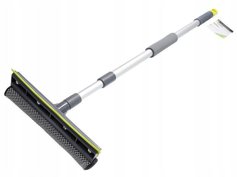 Window washer 25 cm with squeegee, aluminium telescopic handle 75-120cm Packaging status original