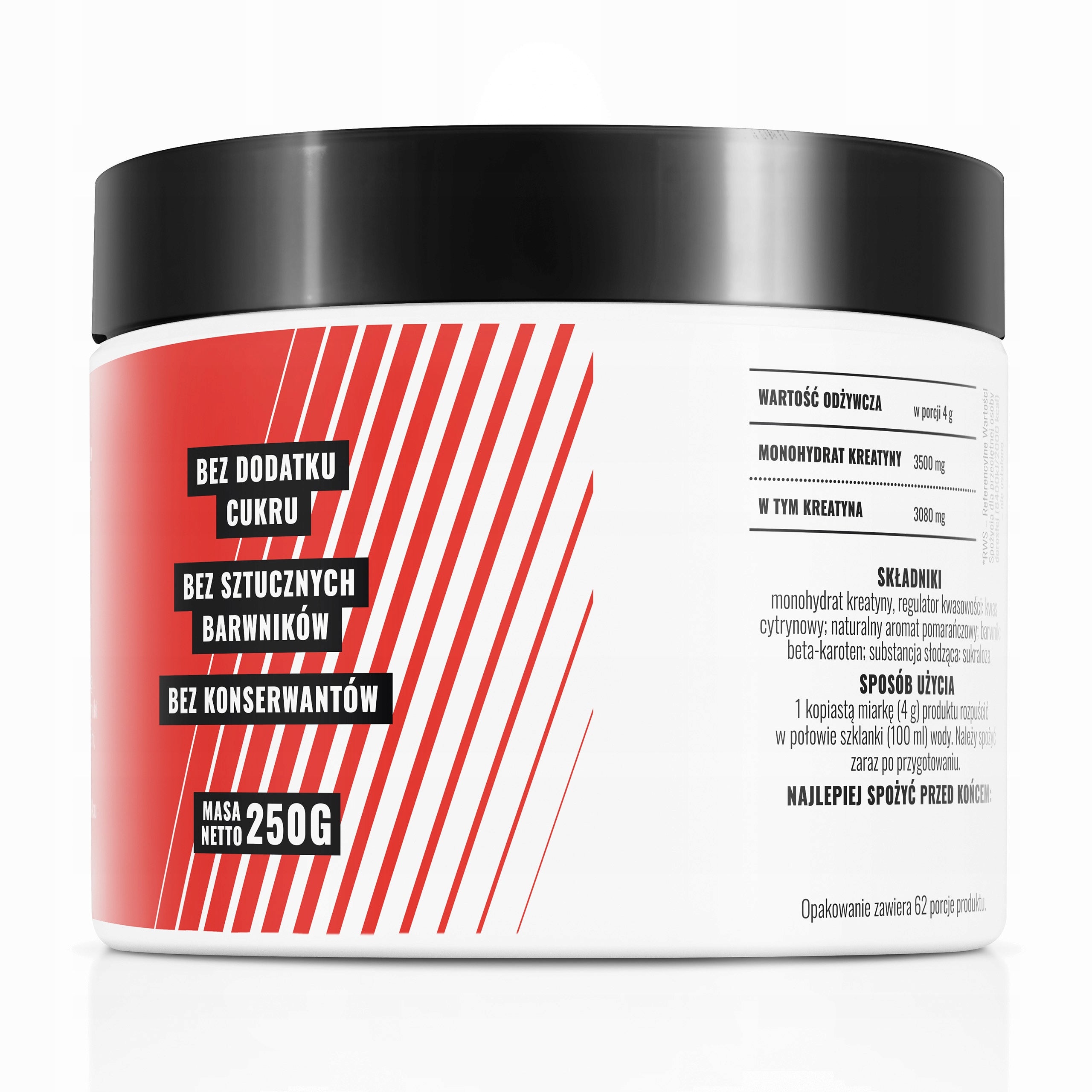 Winner Creatine creatine monohydrate STRENGTH PERFORMANCE orange 250 g Brand Winner