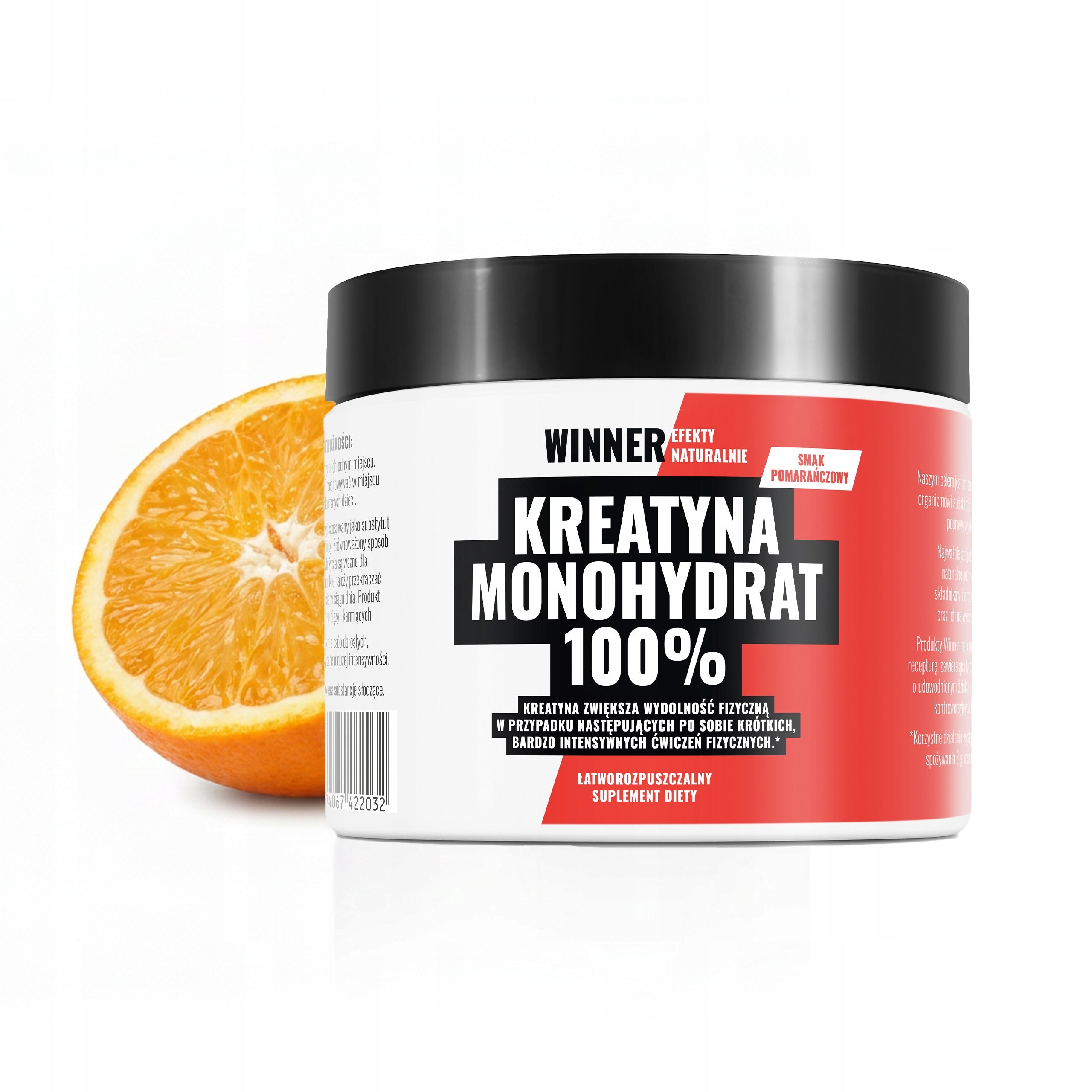 Winner Creatine creatine monohydrate STRENGTH PERFORMANCE orange 250 g