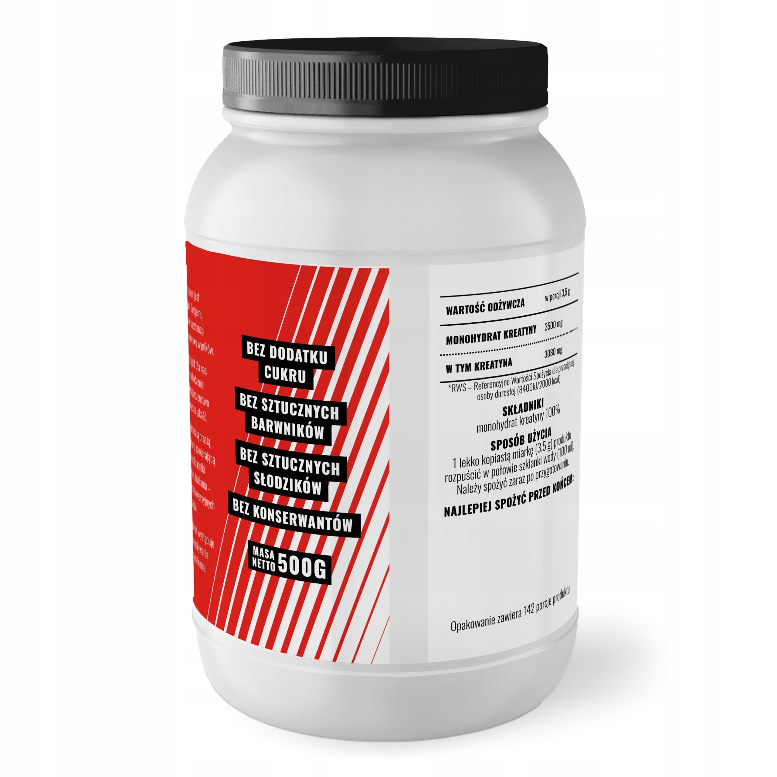 Winner Creatine monohydrate 100% pure natural taste 500g Expiration date at least 1 year from the date of purchase