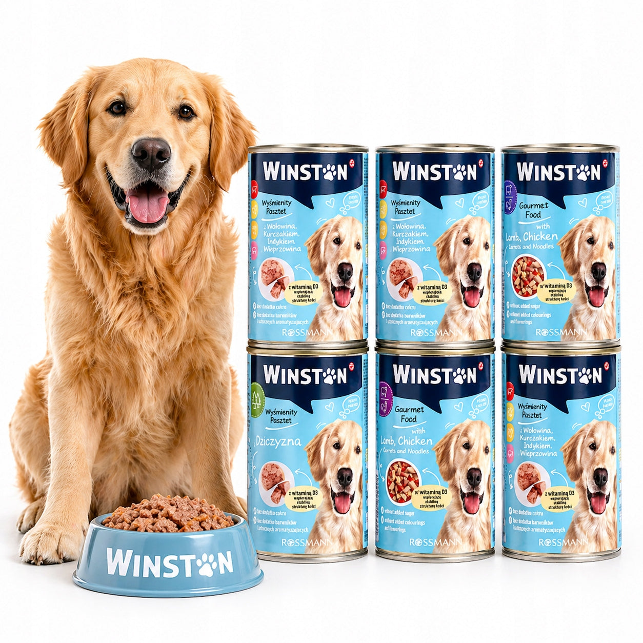 Winston wet food for your pet 400gr mix of flavours