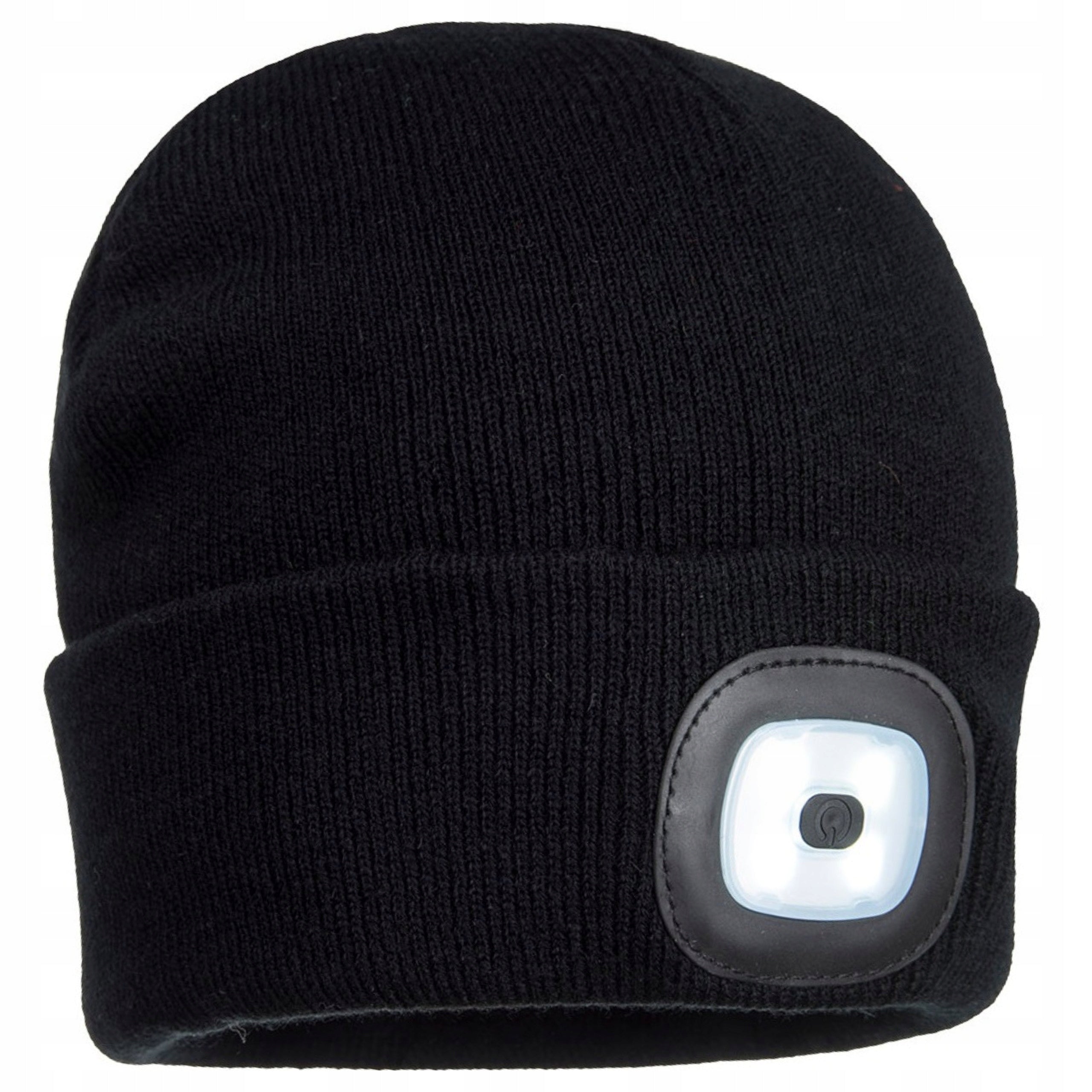 Winter Warm Cap with Flashlight LED Lamp USB Charging 3Light Modes Size (head circumference in cm) universal