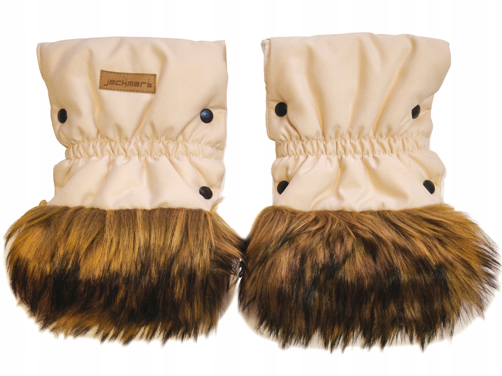 Winter gloves Muffins for cappuccino stroller with fur Jackmar EAN (GTIN) 5904178828259