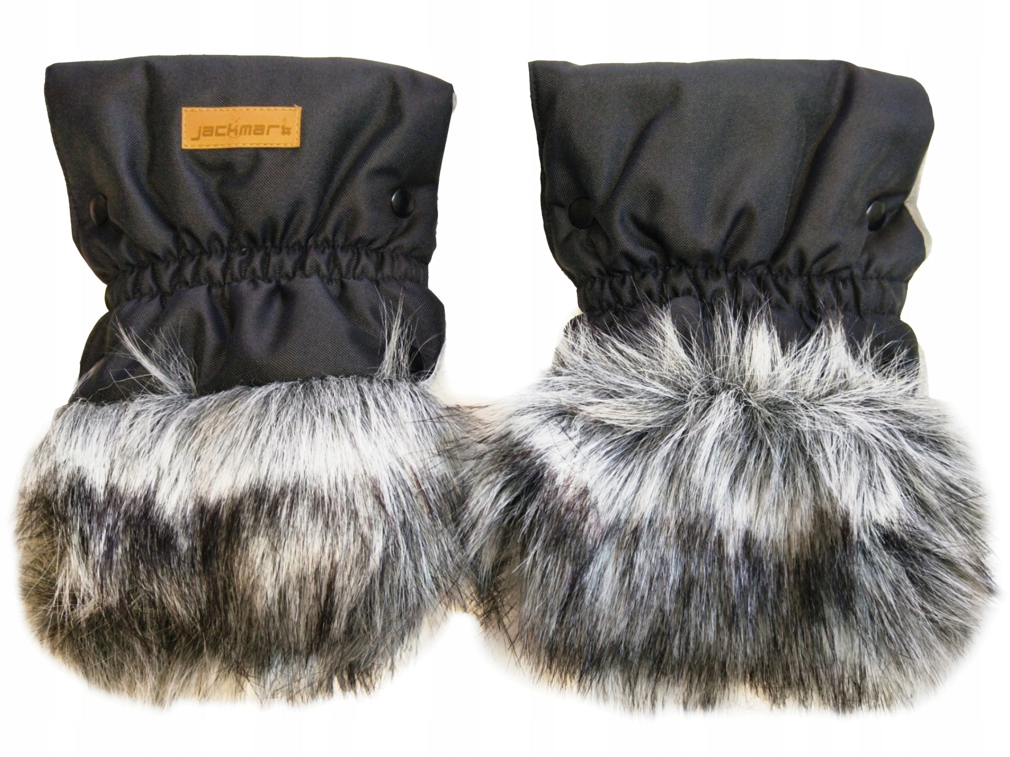 Winter gloves Muffins for cappuccino stroller with fur Jackmar Manufacturer code MRCA