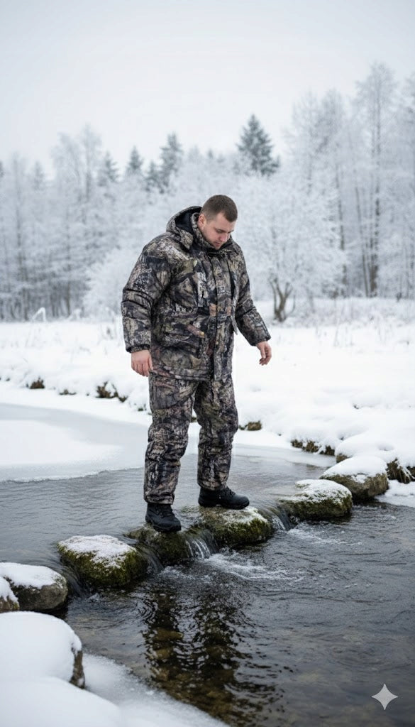 Winter hunting set hunting jacket + gardeners SILA LASU RUMPOL,r.52 Brand Rumpol