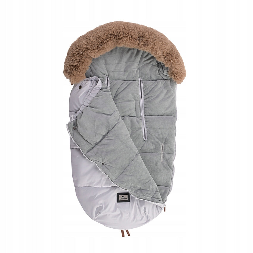 Winter sleeping bag for stroller insulated waterproof LUXE Lorelli beige Brand Lorelli