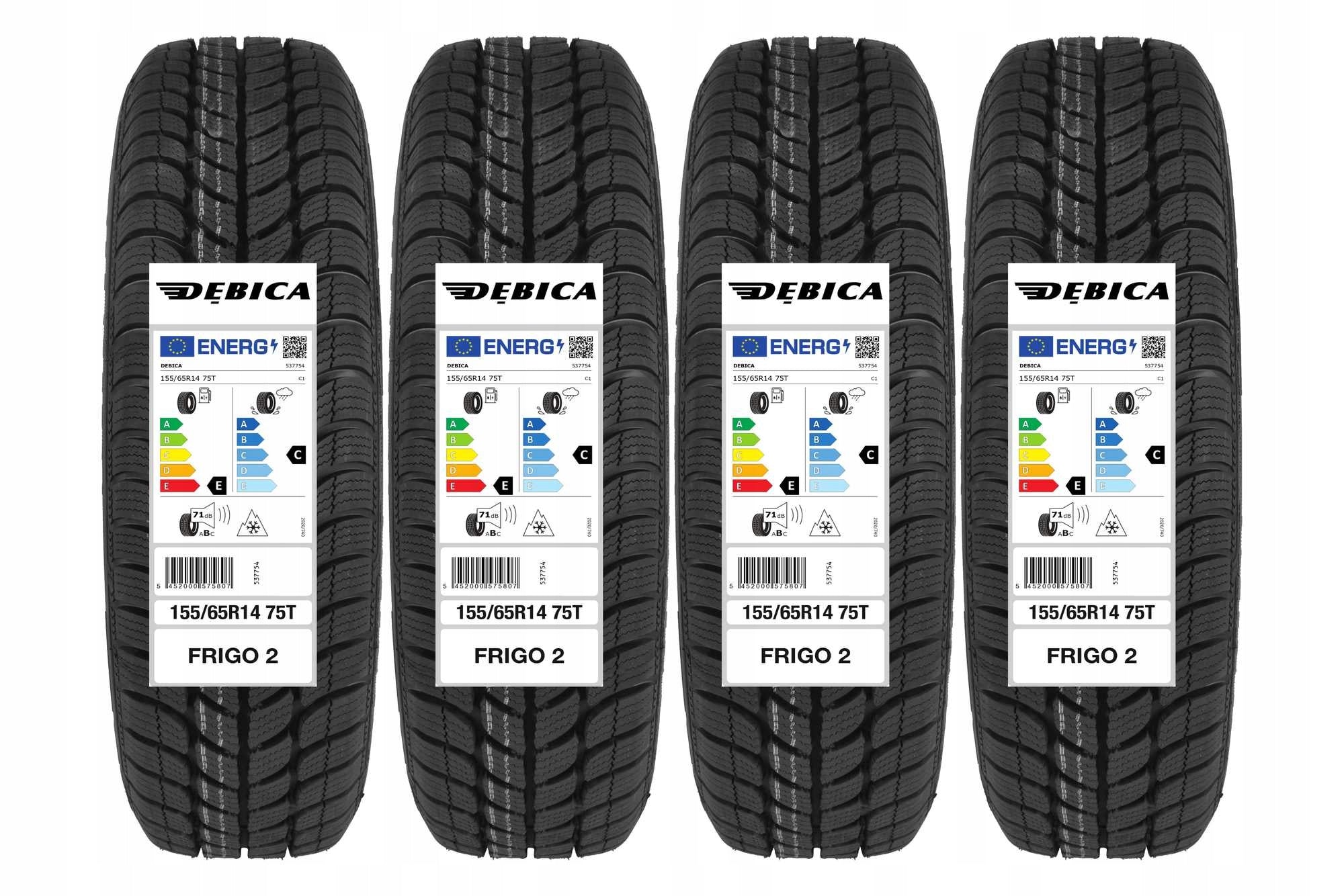 Winter tyre 155/65R14 Dębica Frigo 2 Number of tires offered 1 pc.