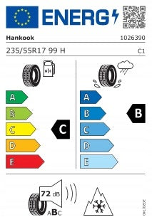 Winter tyre Hankook Winter i*cept evo3 X W330A 235/55R17 99 H grip Number of tires offered 1 pc.
