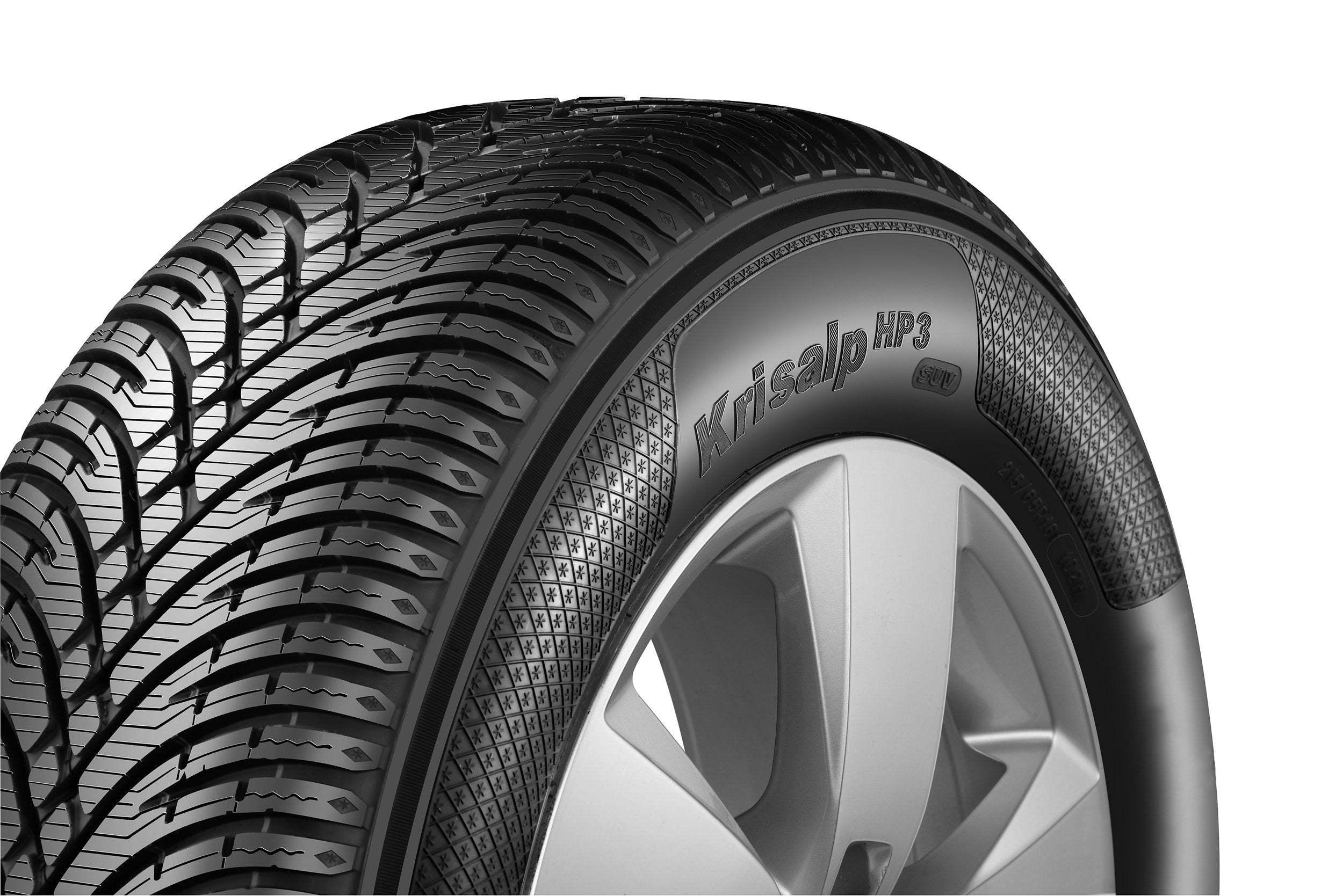 Winter tyre Kleber Krisalp HP3 SUV 225/65R17 102 H grip on snow Year of manufacture 2023
