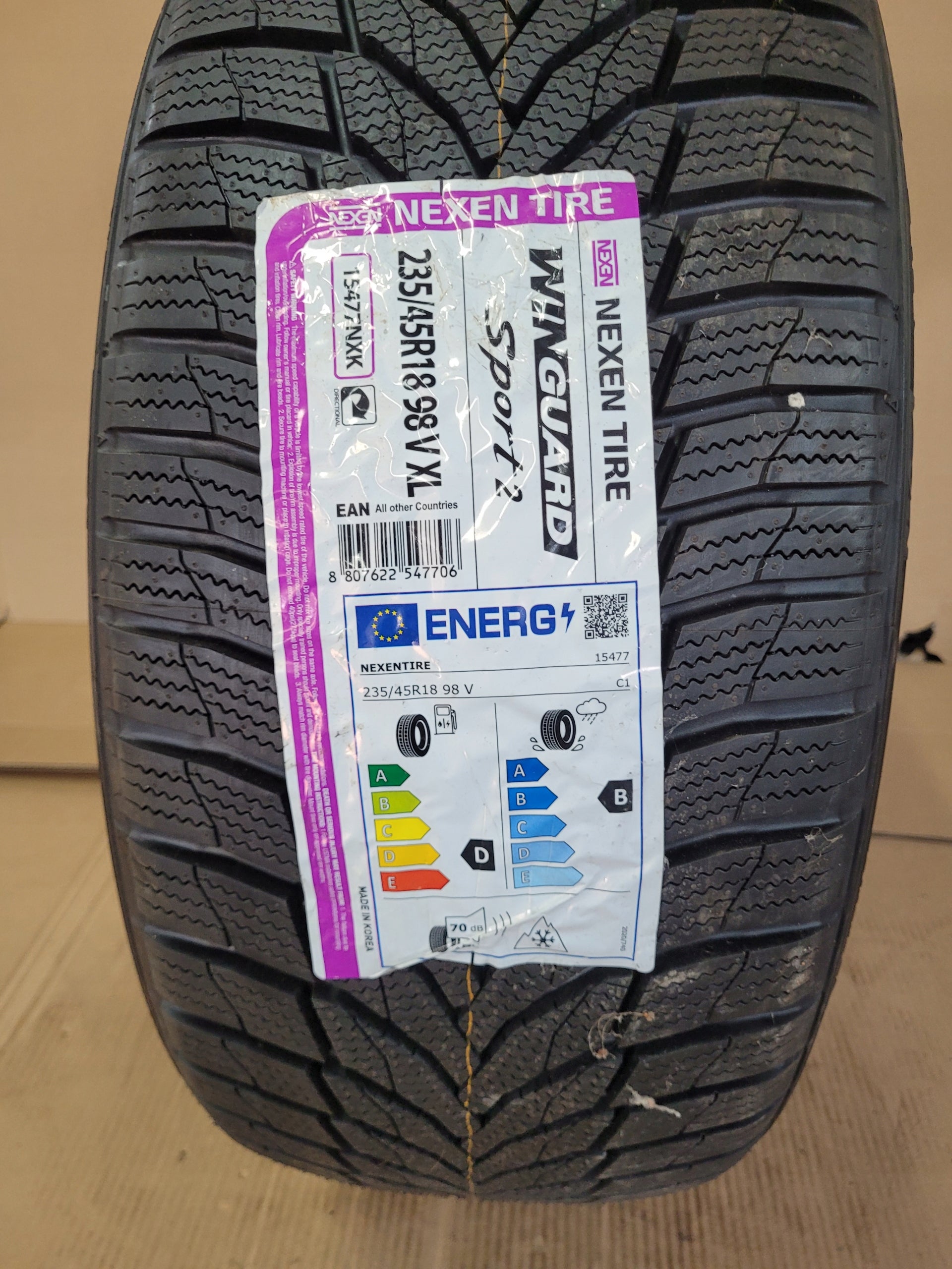 Winter tyre Nexen Winguard Sport 2 235/45R18 98 V 2021 YEAR Number of tires offered 1 pc.
