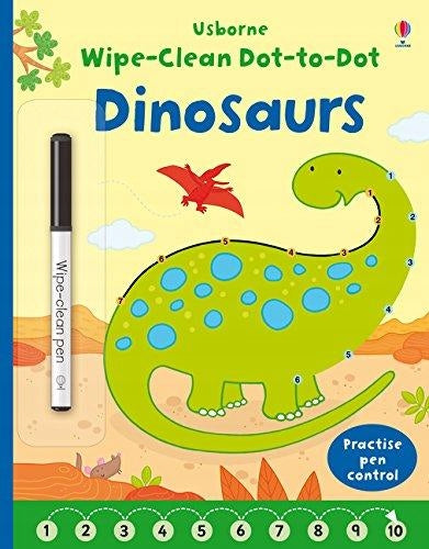 Abwischbare Punkt-zu-Punkt-Dinosaurier 