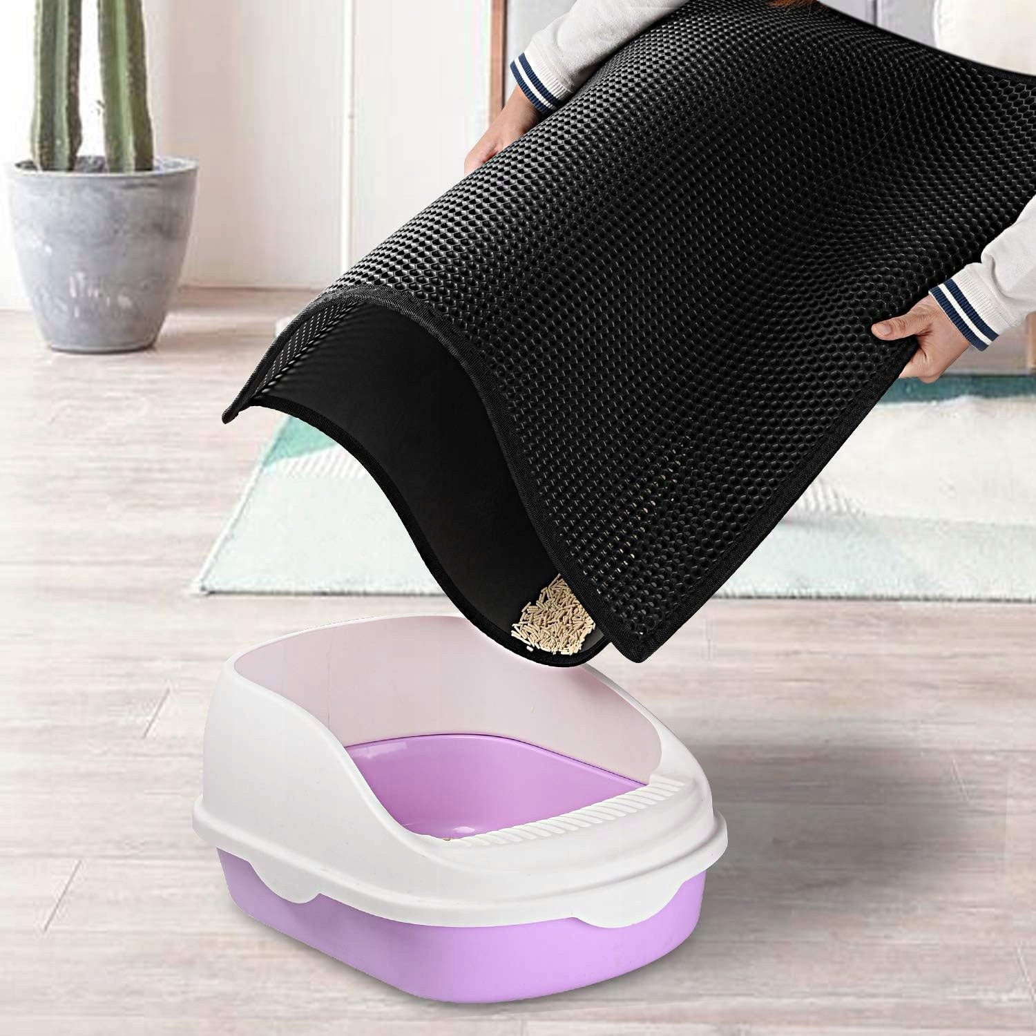 Wiper for litter box Foam mat effective litter capture Length 50 cm