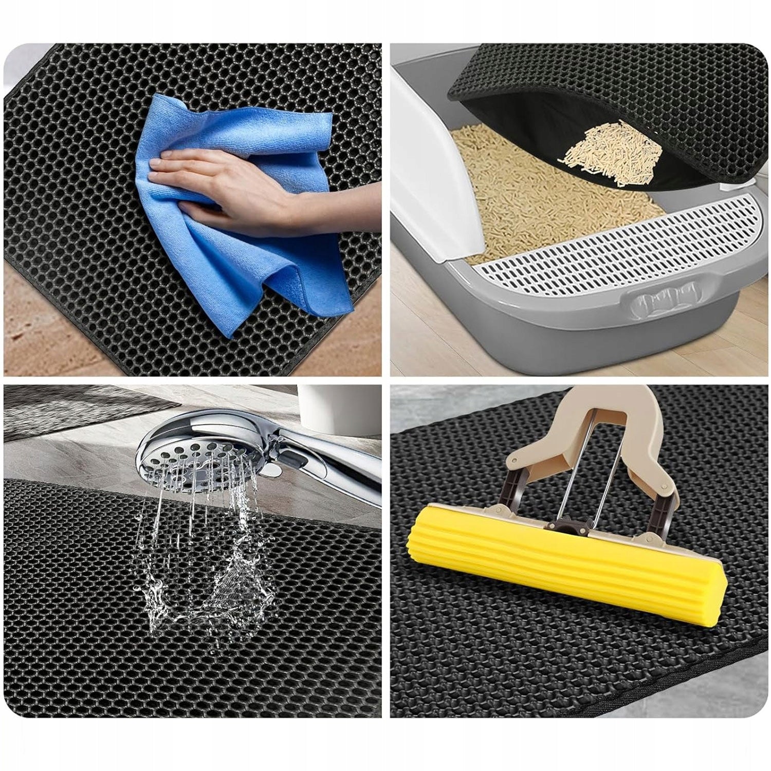 Wiper for litter box Foam mat effective litter capture Manufacturer code PT_1012