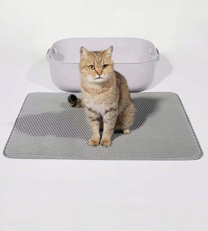 Wiper mat for litter box 60x45 grey Practical solution for litter! Brand SIEMIEC