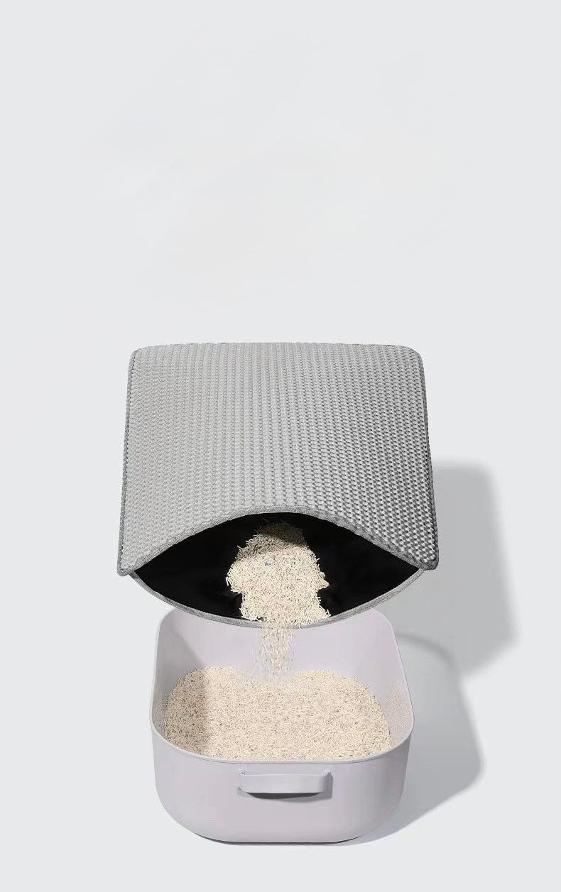 Wiper mat for litter box 75x55 black Practical solution for litter! Manufacturer code 5903682320853