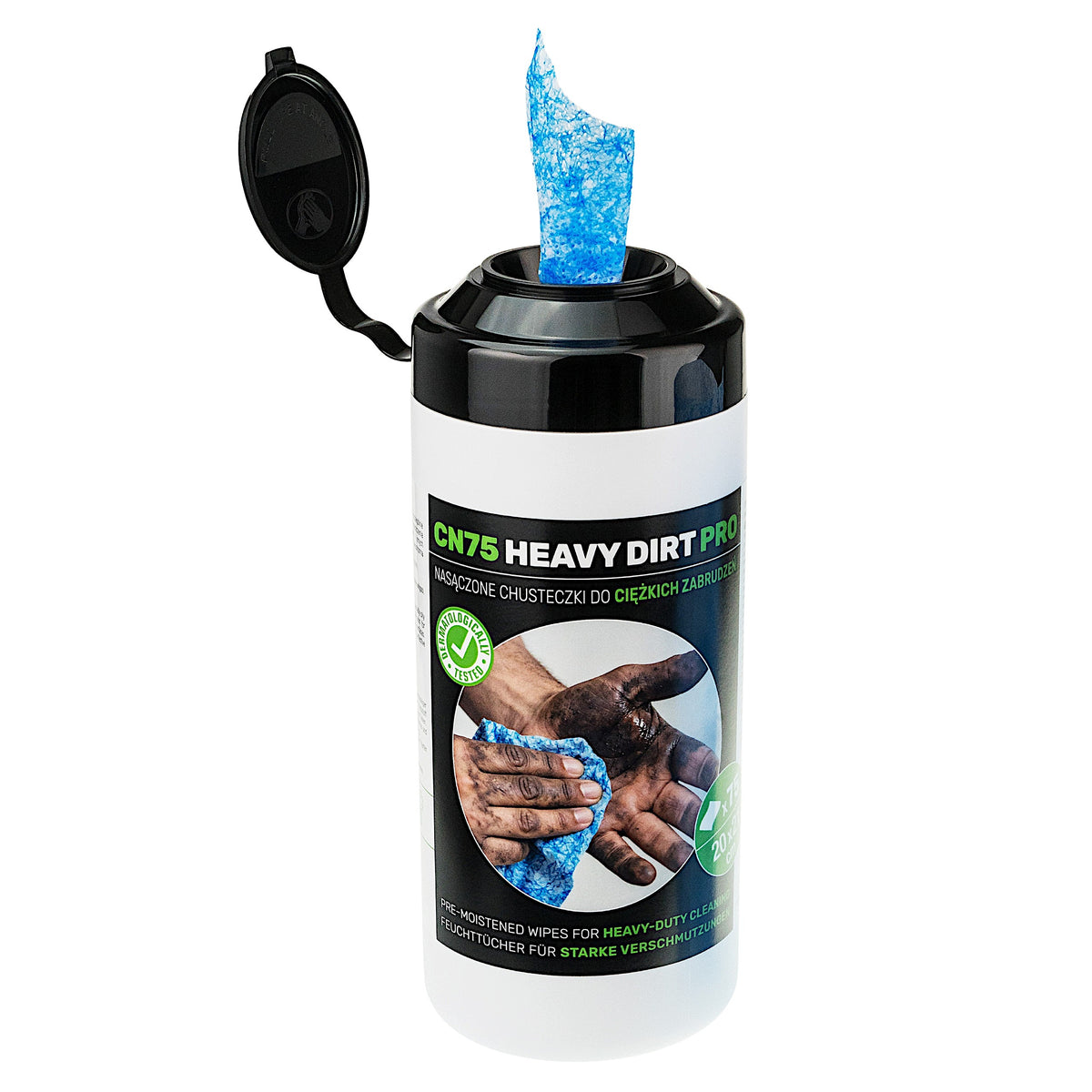 Wipes soaked for heavy dirt CN75 HEAVY DIRT PRO - Stix