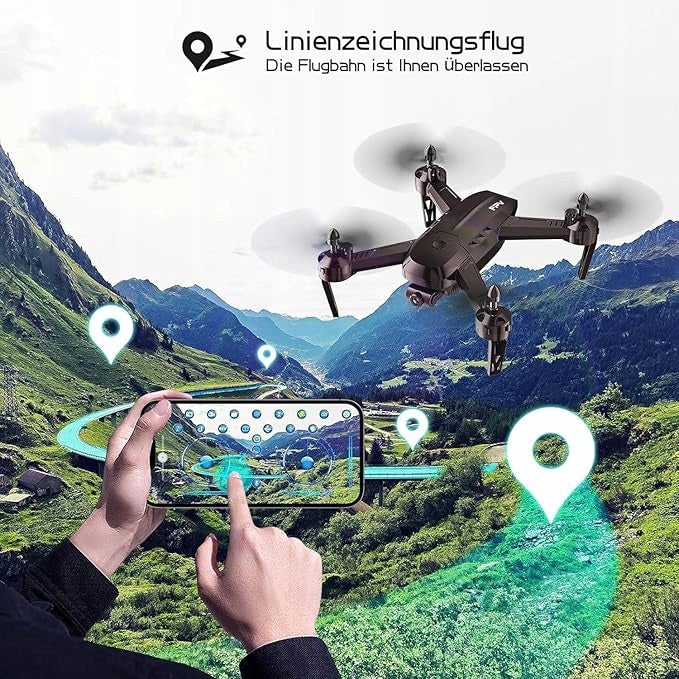 Wipkviey T6 DETECTIVE Quadcopter drone with HD 1080P camera and 2 batteries Brand no brand