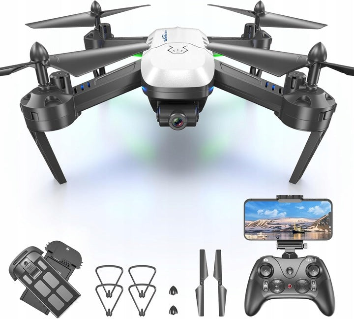 Wipkviey T6 DETECTIVE Quadcopter drone with HD 1080P camera and 2 batteries