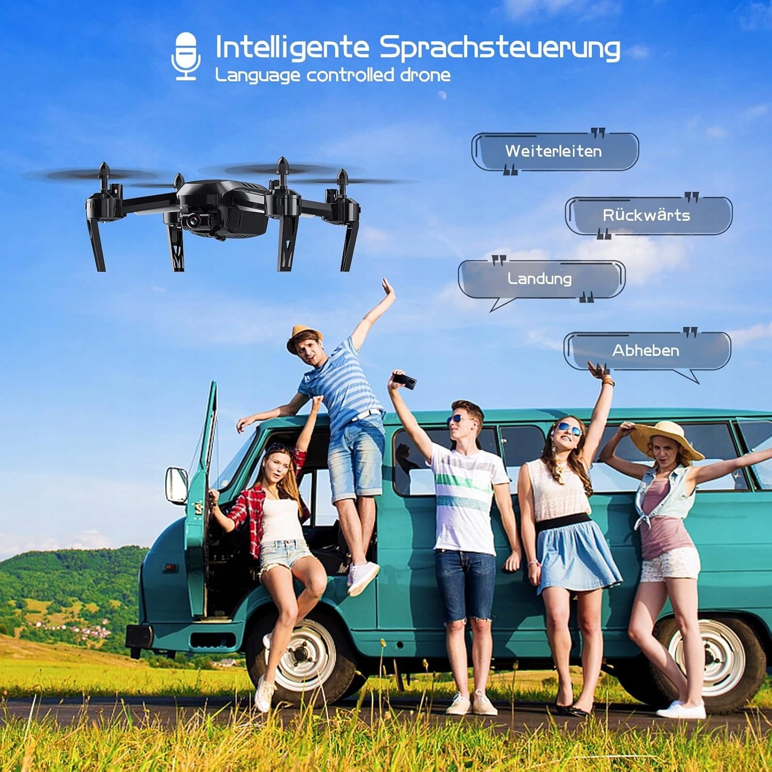 Wipkviey T6 Remote Controlled Drone FPV WiFi 2 Batteries Camera 1080p Manufacturer code 5908456421897