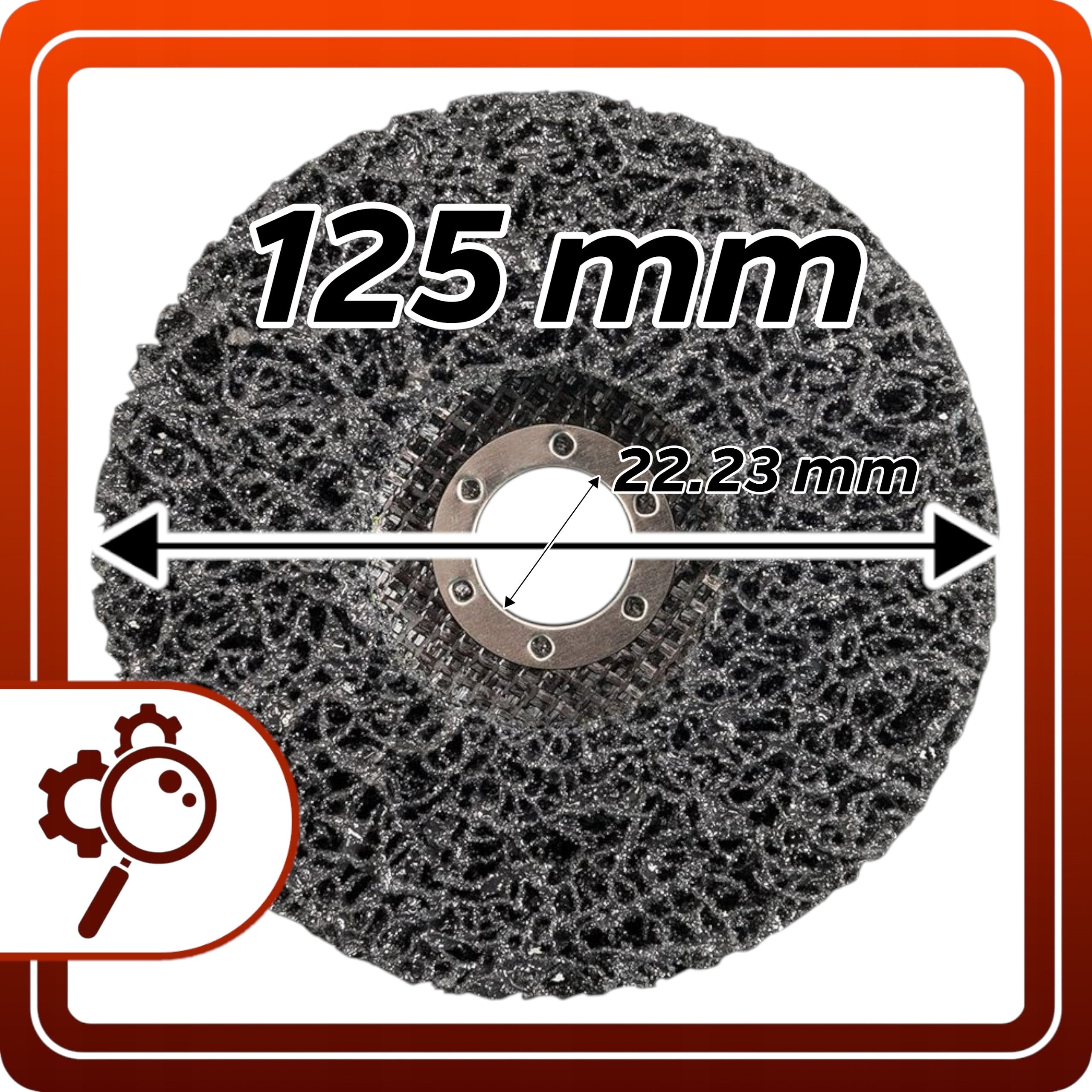 Wire Brush 125 mm Rust Removal Disc Nonwoven Fabric For Metal Steel Brand TurboTools