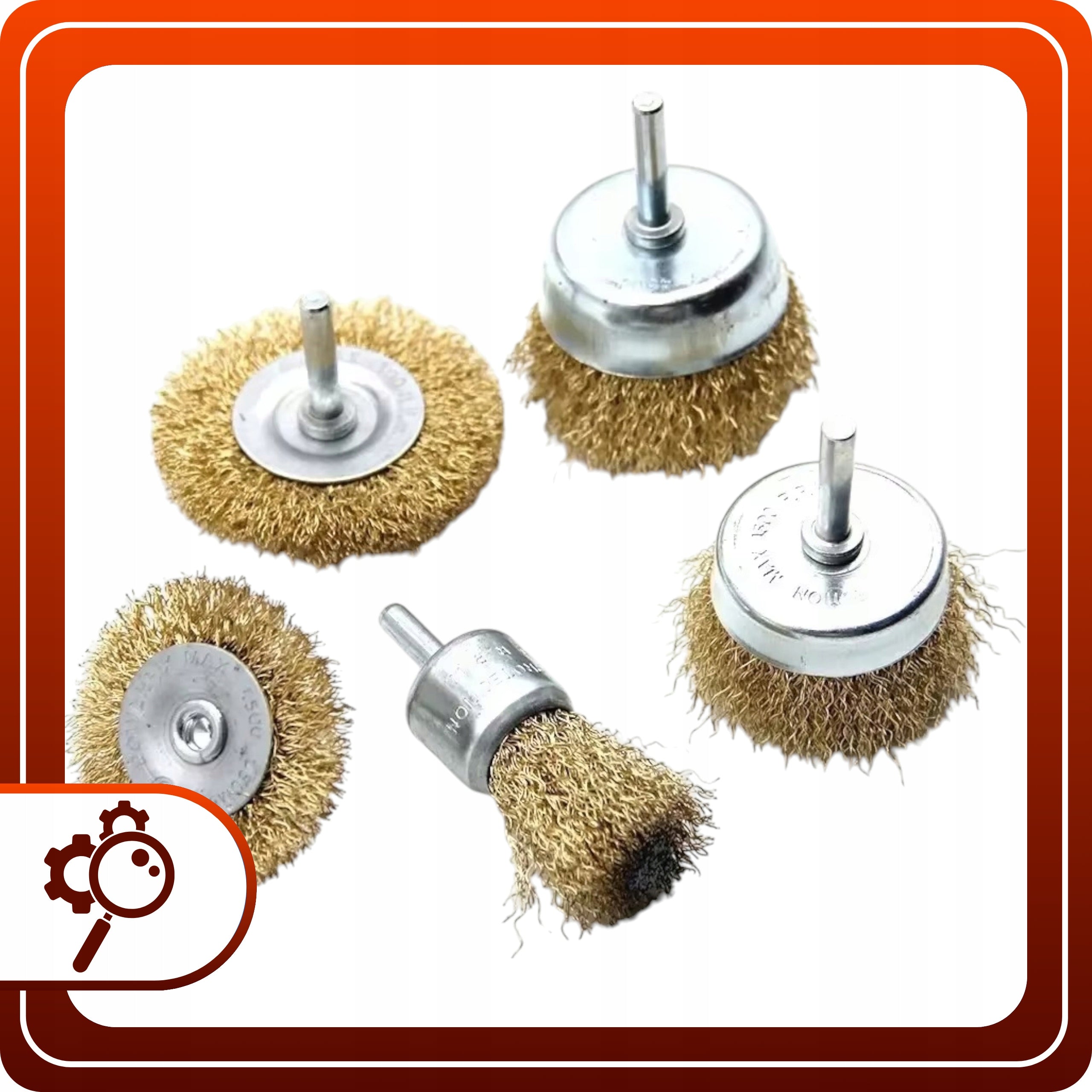 Wire Brush 5pcs for Screwdriver Drill Set for Drill Product weight with unit packaging 0.4 kg