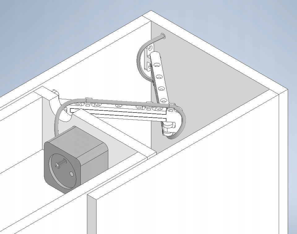 Wire Guide - Cable Guide - Drawer Socket - Adjustable Model 159909127800