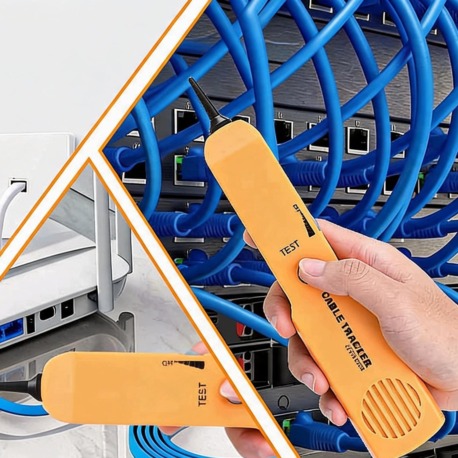 Wire Locator BEDEE 23cm With Bag And Adjustment For Car And Network Packaging status original