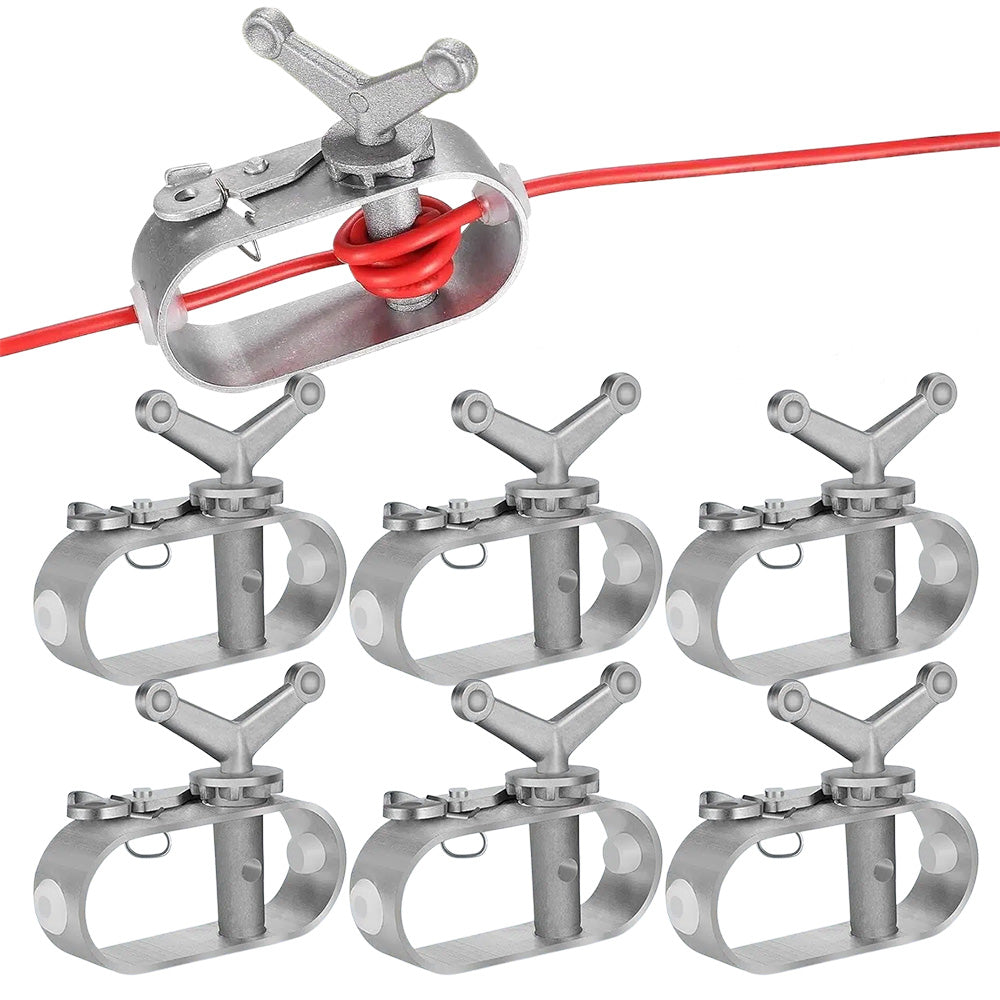Wire Tensioner And Links 6 Pcs Aluminum Adjustable For Pool Cover