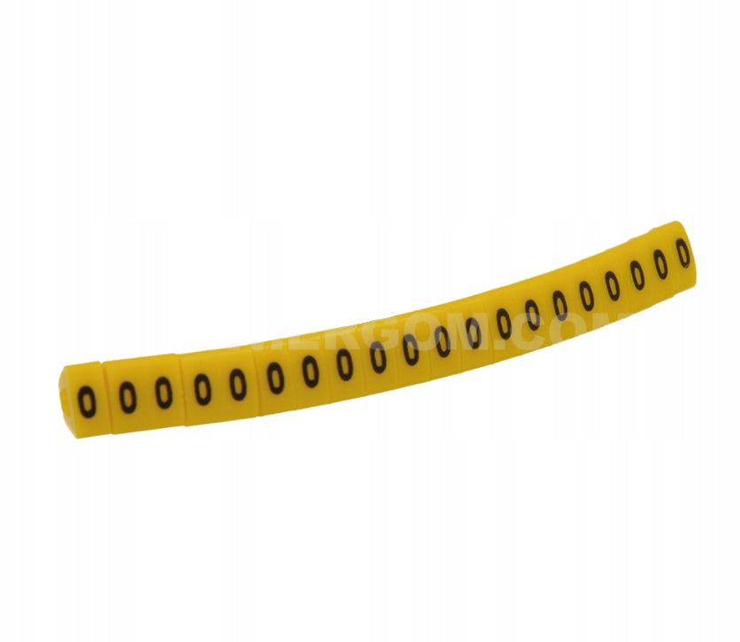 Wire marker OZ-1/3 "0" , ERGOM pack =100 pieces