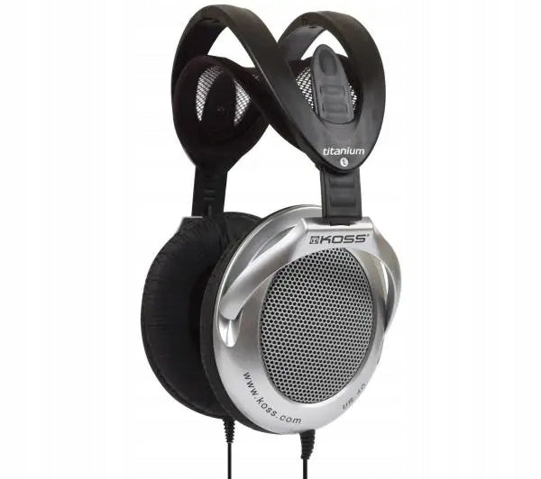 Wired Headphones Koss UR40 On-Ear Folding Silver-Black