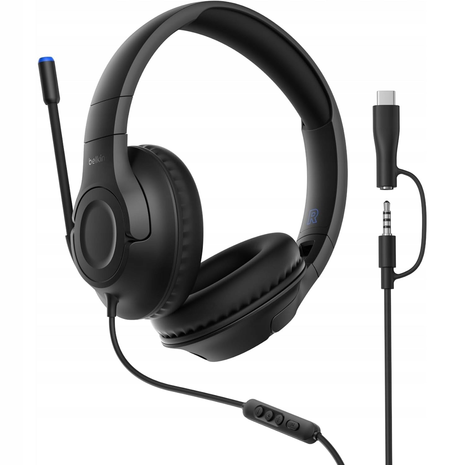 Wired Headphones + Microphone Belkin Inspire 85 dB for Kids to Switch 2