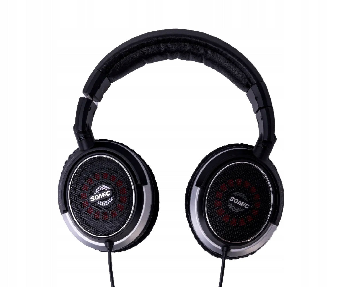 Wired Headphones Somic V2 On-Ear Adjustable MiniJack 3,5mm 3m Black Manufacturer code SOMICV2