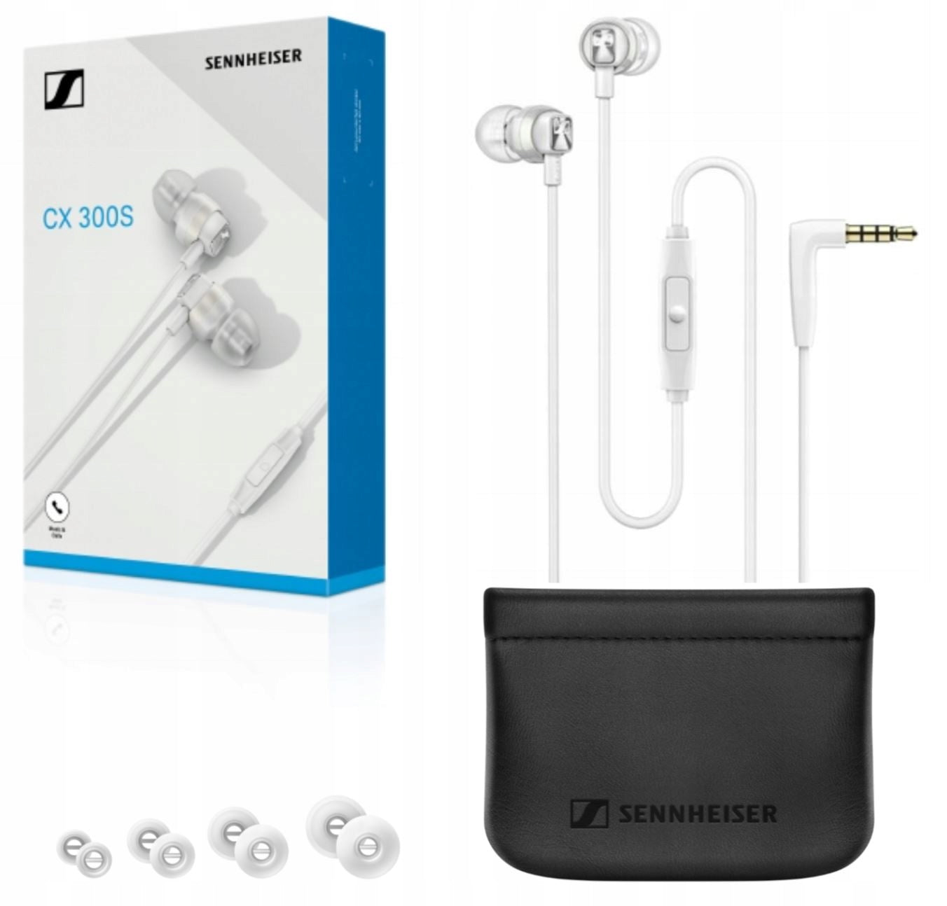 Wired In-Ear Headphones Sennheiser CX 300S White