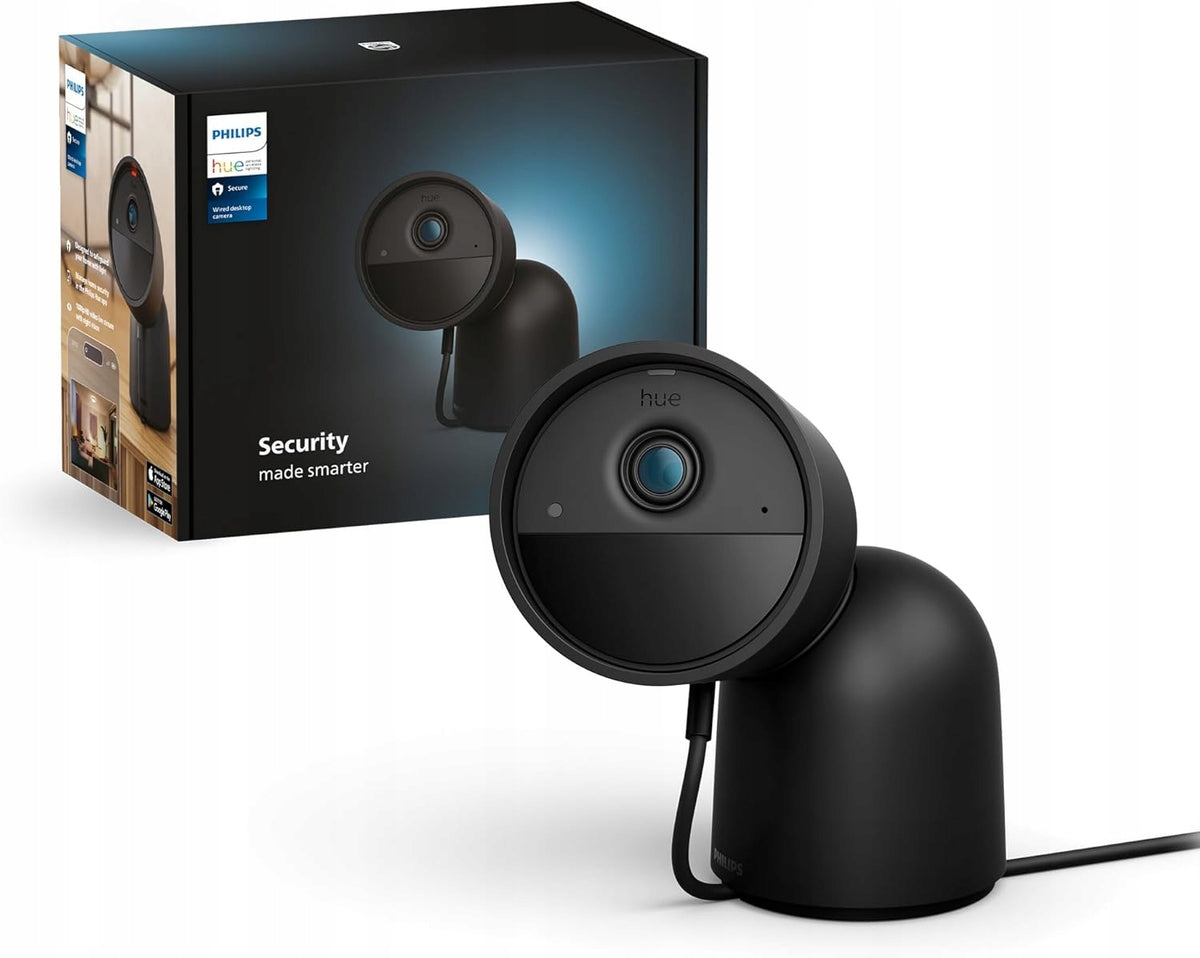 Wired Indoor IP Camera 1080p Full HD CMOS SMART Secure Philips HUE