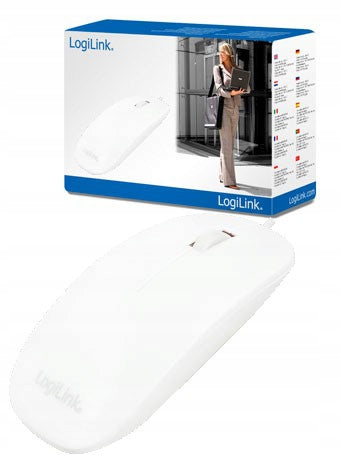 Wired Mouse LOGILINK Slim Optical Mouse ID0062 Color white