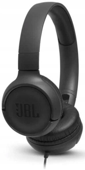 Wired On-Ear Headphones JBL Tune 500 black Manufacturer code słuchawki mikrofon przewodowe gamingowe