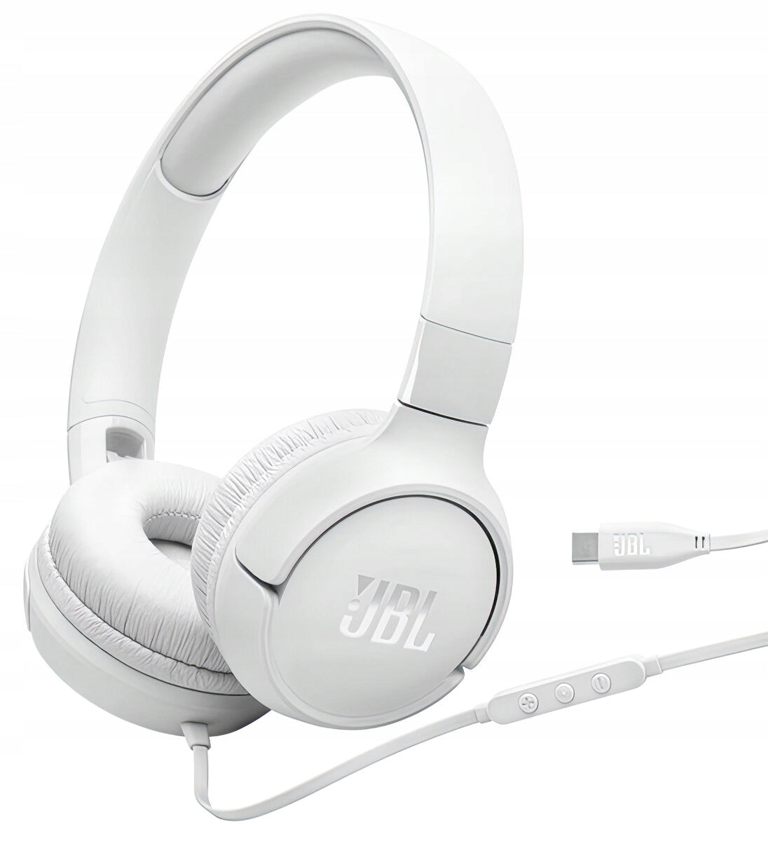 Wired On-Ear Headphones JBL Tune 520C | USB-C | WHITE