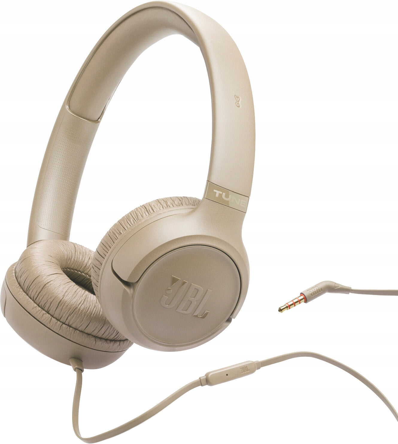 Wired On-Ear Headphones JBL Tune 530 beige