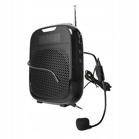 Wired Voice Amplifier Microphone 10W 38h Working Spacetronik +FM Radio EAN (GTIN) 5903031023633